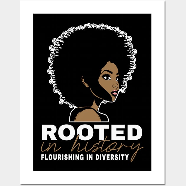 Motivational Roots Of Lovable Afro Quote Wall Art by We Print On Gifts